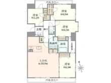 【東京都/足立区宮城】グランドリーヴァ田端 間取り図