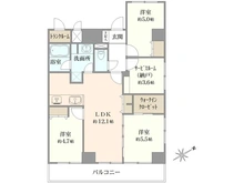 【東京都/足立区千住】エンゼルハイム北千住 間取り図