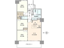 【東京都/葛飾区新宿】シティタワー金町 タワー棟 間取り図