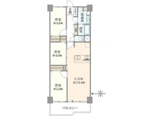 【東京都/足立区中央本町】五反野第三スカイハイツ 間取り図