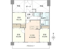 【東京都/葛飾区白鳥】ライオンズマンションお花茶屋第5 間取り図