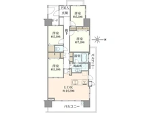 【東京都/荒川区南千住】東京フロンティアシティアーバンフォートイーストブロック 間取り図