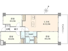 【東京都/葛飾区高砂】青砥東パーク・ホームズ 間取り図