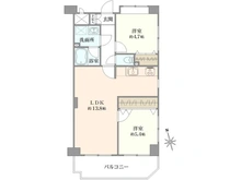 【東京都/足立区鹿浜】エンゼルハイム鹿浜第8 間取り図