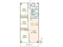 【東京都/足立区東和】亀有グリーンマンション 間取り図