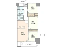 【東京都/足立区島根】いずみハイツ竹の塚 間取り図