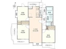 【東京都/足立区青井】グリーンパーク五反野VIII 間取り図