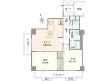 【東京都/足立区加平】朝日綾瀬マンション 間取り図