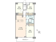 【東京都/足立区梅田】コープ野村梅島 間取り図