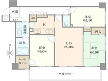 【東京都/葛飾区東立石】クリオ京成立石壱番館 間取り図