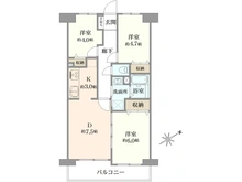 【東京都/葛飾区東金町】ペルシャトウ金町 間取り図