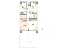 【東京都/足立区大谷田】ライオンズマンション北綾瀬第7 間取り図