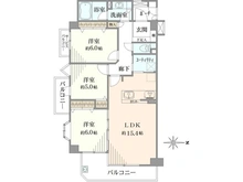 【東京都/足立区東和】ダイアパレス亀有公園通り 間取り図