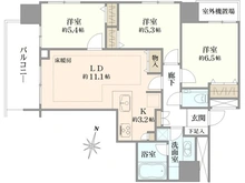 【東京都/荒川区南千住】ブランズタワー南千住 間取り図