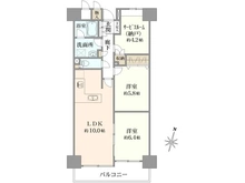 【埼玉県/草加市弁天】パレス草加松原 間取り図