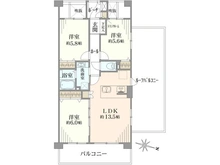 【東京都/足立区伊興】ザ・ウィンベル竹ノ塚 間取り図