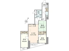 【東京都/足立区西新井本町】アドリーム西新井 間取り図