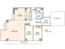 【東京都/足立区西新井】サンリット西新井 間取り図