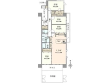 【東京都/足立区新田】アクアテラ ブロード・スクエア 間取り図