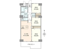 【東京都/足立区小台】ライオンズマンション北千住第六 間取り図