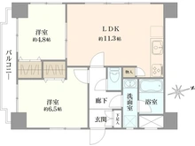 【東京都/荒川区荒川】レインボーメセナ 間取り図