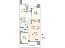 【東京都/足立区足立】ザ・パークハウス五反野 間取り図