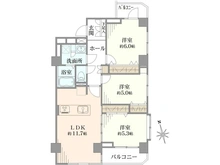 【東京都/荒川区南千住】ラルゴ天王パーク 間取り図