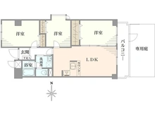 【東京都/足立区梅島】藤和梅島ハイタウンB棟 間取り図