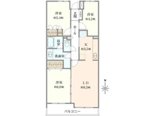 【東京都/足立区扇】西日暮里パーク・ホームズ 間取り図