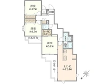 【東京都/葛飾区宝町】セントエルモお花茶屋 間取り図