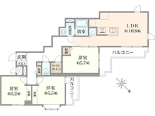 【東京都/葛飾区宝町】セントエルモお花茶屋 間取り図