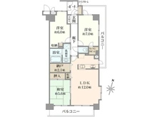 【東京都/足立区伊興】ザ・ウィンベル竹ノ塚 間取り図