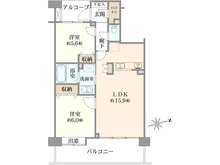 【東京都/葛飾区お花茶屋】ローヤルシティお花茶屋 間取り図
