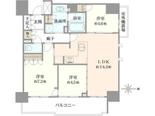 【東京都/葛飾区亀有】オープンレジデンシア亀有 間取り図