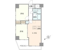 【東京都/足立区日ノ出町】北千住第3ダイヤモンドマンション 間取り図