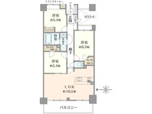 【東京都/足立区千住関屋町】コスモシティ北千住 間取り図