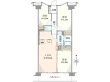 【東京都/足立区島根】アルシェ西新井 間取り図