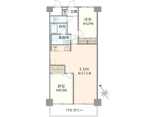 【東京都/葛飾区西亀有】ソフトタウン亀有 間取り図