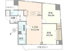 【東京都/荒川区荒川】ライオンズマンション三河島 間取り図