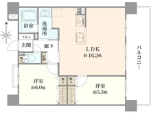 【東京都/台東区清川】クリオ東浅草 間取り図