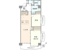 【東京都/葛飾区亀有】アールヴェール亀有 間取り図