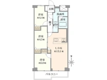 【東京都/足立区小台】尾久橋スカイハイツ 間取り図