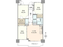 【東京都/荒川区南千住】けやき通り北九番館 間取り図