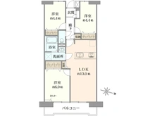 【東京都/足立区大谷田】ライオンズプラザ北綾瀬 間取り図