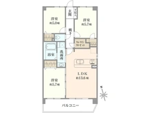 【東京都/足立区関原】ライオンズマンション西新井 第7 間取り図