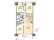 【東京都/江戸川区西葛西】サンクタス⻄葛⻄ 間取り図
