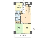 【東京都/江戸川区中央】日商岩井第二新小岩マンション A-1号棟 間取り図