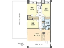【千葉県/船橋市習志野台】グリーンプラテア習志野台弐番館 間取り図