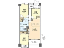 【東京都/江戸川区西葛西】ヴェルビュ西葛西 間取り図