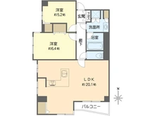 【千葉県/浦安市当代島】リレジデンス浦安 間取り図